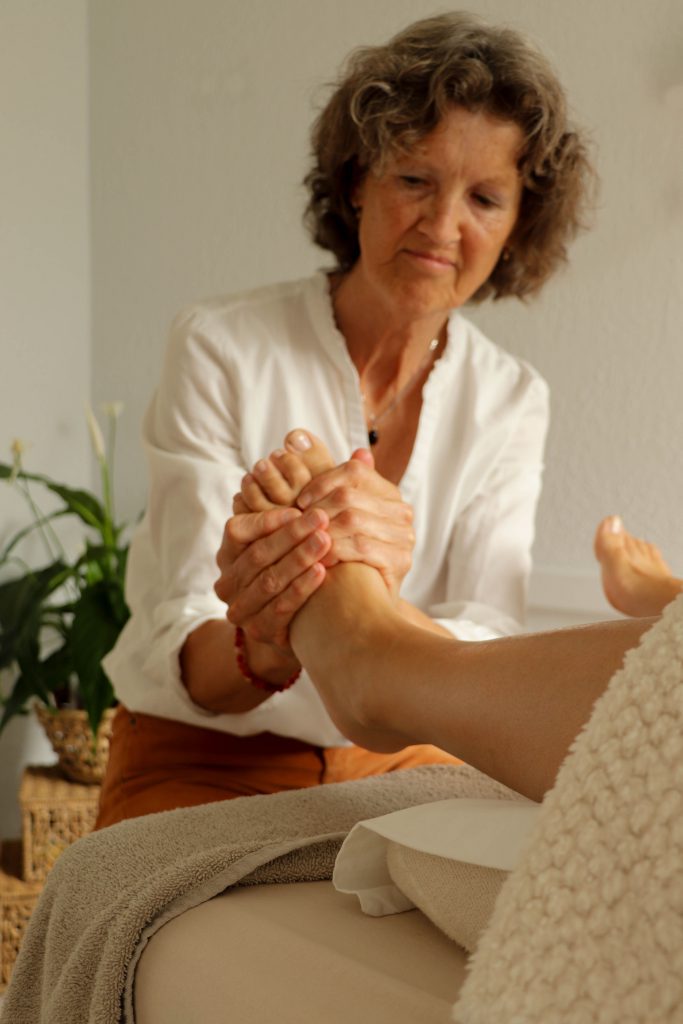 voetreflex-massage bij stress, pijn, en voor ontspanning